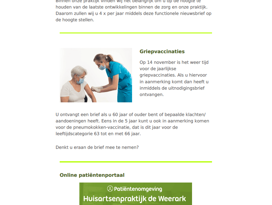 Nieuwsbrief najaar 2023