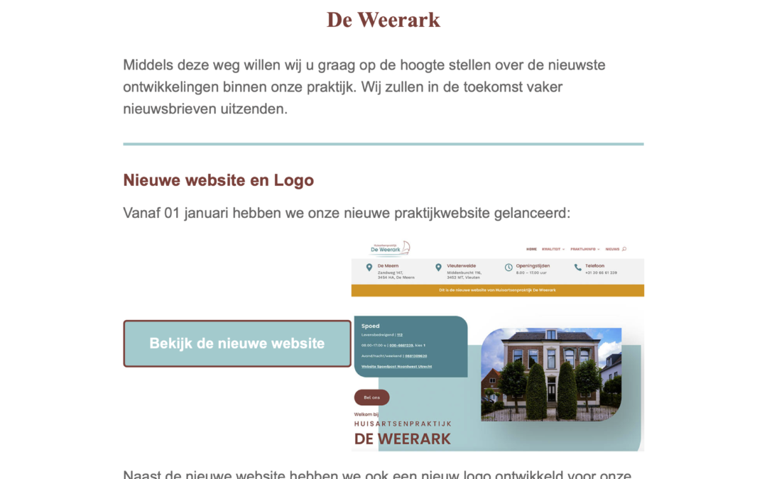 Nieuwsbrief Voorjaar 2024